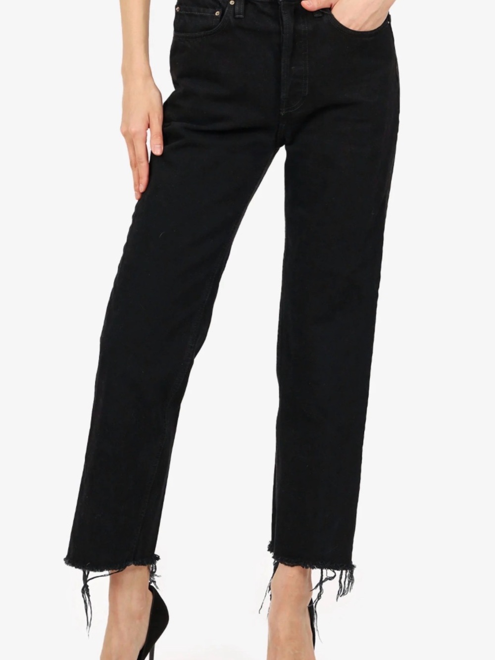 Totême Washed Black Denim Jeans